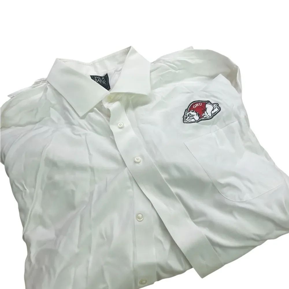 Vantage size 2X White Dress Shirt with Embroidered Logosize 2X